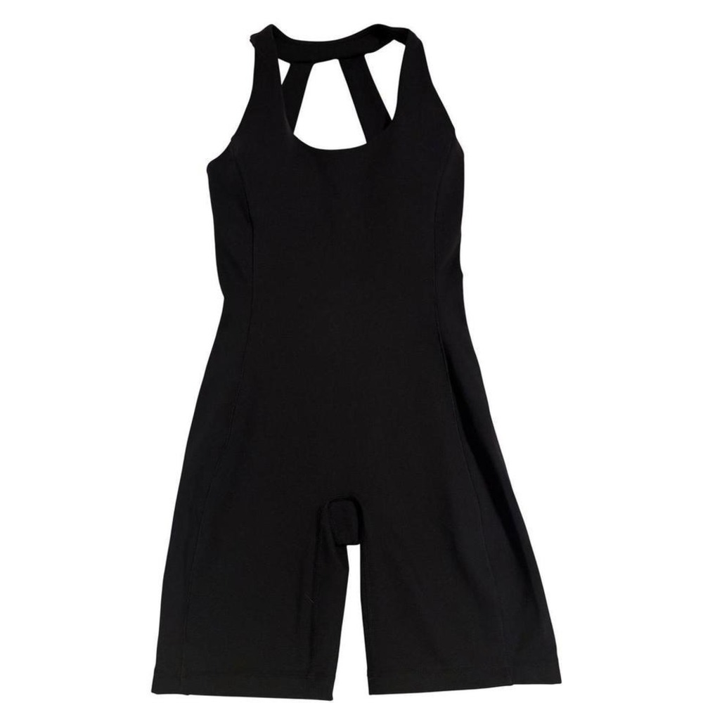 NWT Calia Black Harmony Balance Athletic Romper SZ XS
